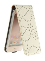 Diamond Bling Etui til iPhone 5 (Hvid)